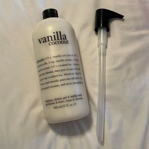 Philosophy Vanilla Coconut Shampoo, Shower Gell & Bubble Bath